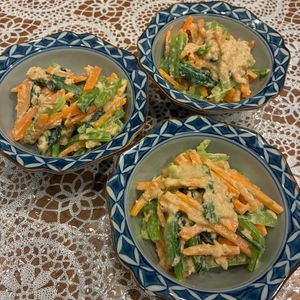 1043731の作ってみた!投稿(子どもがバクバク食べる◎【小松菜とツナのみそマヨごまあえ】)
