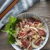 【鰹のたたきにんにく塩だれ】美味しい食べ方発見‼️超オススメの工程2