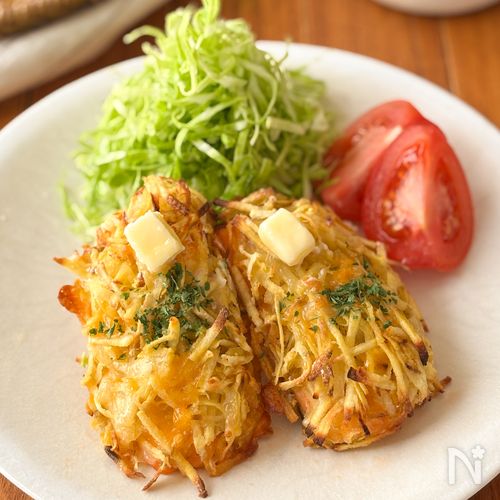 【鮭とさつまいものチーズ焼き】ボリュームアップ♪