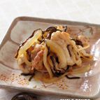 塩昆布と豚肉の炒め物
