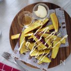 【食べすぎ注意】フライドさつま芋のはちみつマヨがけ