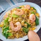 10分で完成♪【海老レタス炒飯】