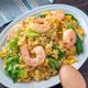 10分で完成♪【海老レタス炒飯】