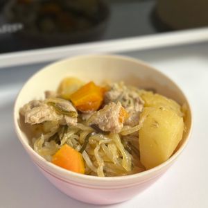 りりの作ってみた!投稿(【炊飯器で塩こん豚肉じゃが】ほったらかし！切っていれるだけ◎)