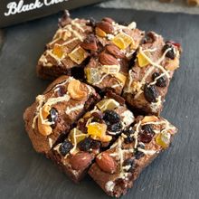 混ぜて焼くだけ【米粉のチョコナッツブラウニー】濃厚しっとり♡