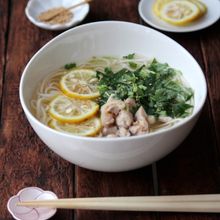 鶏塩柚子うどん。