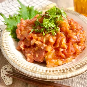 のりのり🐾🎀🤍の作ってみた!投稿(いつもの味付けに飽きたらコレ！「焼きサバのトマトポン酢」)