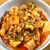 なめこ母の作ってみた!投稿(豆腐とひき肉とキムチの旨辛炒め)