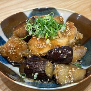 kimiの作ってみた!投稿(揚げない鶏唐となすの甘酢ごまだれ【#作り置き#オイル蒸し】)