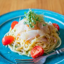 夏バテ解消さっぱりレシピ！鯛と梅の冷製パスタ