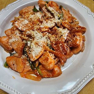 ナムディの作ってみた!投稿(【フィッシュソーセージのナポリタン風いため】)