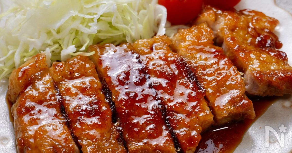 お手軽ごちそうおかず♡『はちみつジンジャーポークステーキ』