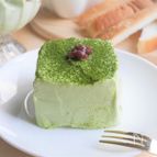 食パンで☆抹茶とあずきの和なミニケーキ