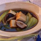 チンゲン菜と厚揚げのオイスターソース煮