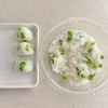カリカリチーズの三角おにぎり(枝豆入り)の工程1
