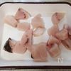 揚げメカジキのサラダ仕立ての工程1