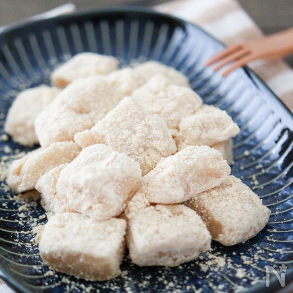 【ひと手間で柔らか】きなこもち!電子レンジで簡単 | レシピサイトNadia