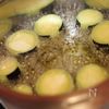 揚げ茄子煮の工程1