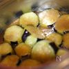 揚げ茄子煮の工程2