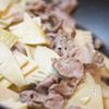 筍と豚肉の甘酢炒めの工程2