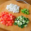 【カチュンバル】3分副菜/シャキッとすっきり/インド風マリネの工程1