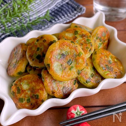 カリカリもちもち!冷めても美味しい「ニラじゃがもち」