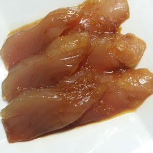 ちぇぶ子の作ってみた!投稿(まぐろの黄身醤油漬け)