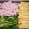 濃厚オイスターマヨの🤭💕鶏むね肉とじゃが芋の青椒肉絲🍚の工程2