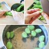 『そら豆と香ばしお揚げの白和え』の工程2