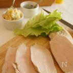 炊飯器で作る、しっとりジューシー蒸し鶏
