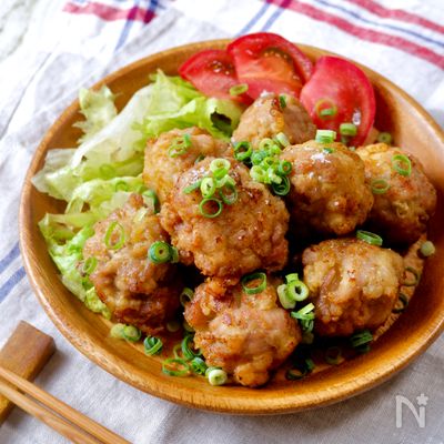 彼絶賛の『絶品♡ねぎ塩豚唐揚げ』#時短#漬け込み&包丁不要