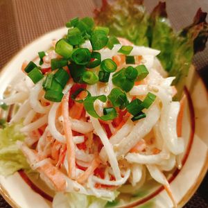 Yuukoの作ってみた!投稿(『柚子胡椒マヨのピリ辛大根サラダ』ごまたっぷり風味良し♪)