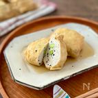 寒天で味染み♪鶏ひじきのレンジ巾着