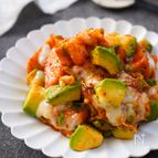 『ごちそう厚揚げ♡アボカドキムチチーズ』止まらない美味しさ♪