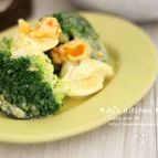 混ぜるだけ！ブロッコリーとゆで卵のカレー風味サラダ＊