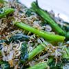 高菜とちりめんじゃこの醤油炒めの工程2
