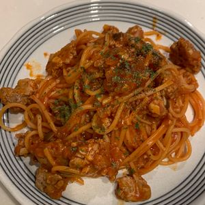 ぐ〜たら子の作ってみた!投稿(【ワンパン・ボロネーゼ】まるで洋食店♪)