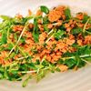 煌蓮mamの作ってみた!投稿(鮭と豆苗のレモンオリーブ和えサラダ。)