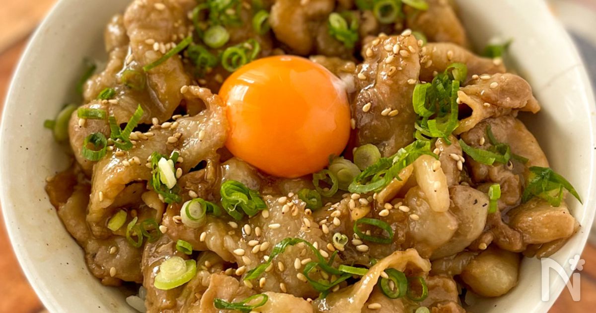 男性ウケ最強の旨すぎるスタミナ豚丼 | レシピサイトNadia