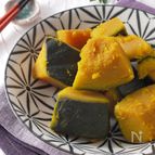 圧力鍋で時短☆かぼちゃの煮物♪調味料が少なくて経済的