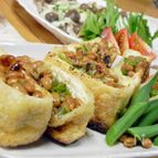 納豆の揚げ包み焼き