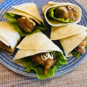 puricoの作ってみた!投稿(【業スー】ホームパーティーにもおすすめ♪照り焼きチキンラップ)