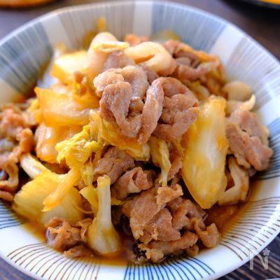 包丁不要!簡単で美味しいから定番になる【豚と白菜すき焼き風】