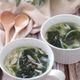 ごま油たらり～ブラぺガリガリ♡ねぎとわかめのシンプルスープ