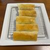 こむぎの作ってみた!投稿(ザーサイとキャベツとささみの春巻き)