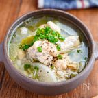 【手羽元と大根のホロホロ参鶏湯】お肉柔らか〜ポカポカおかず