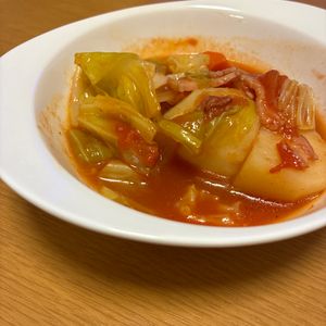 rieの作ってみた!投稿(野菜が甘い♡【ごろっと野菜のポトフ風トマトスープ】洋風献立に)