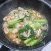 海老と豚肉のとろーりチンゲン菜炒めの工程5