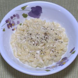 キャピタンの作ってみた!投稿(スライスチーズでマカロニチーズ)