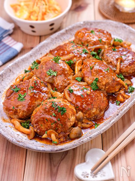 【チーズインお豆腐ハンバーグ】節約モードで！ボリューム満点♪